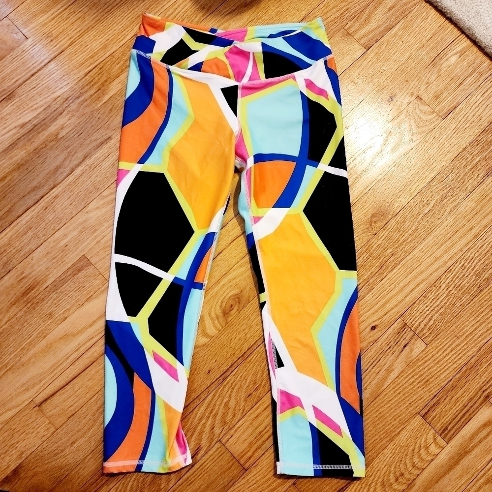 Fabletics Salar Multicolor Abstract Power Hold Cr… - image 2